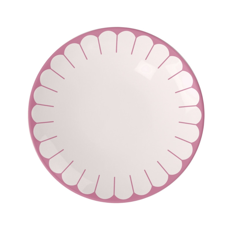 21 CM DESSERT PLATE, FLEUR