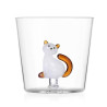 BICCHIERE TUMBLER GATTO SEDUTO, TABBY CAT
