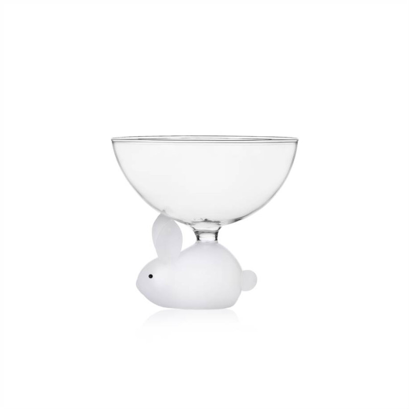 RABBIT BOWL, WHITE