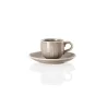 TAZZA CAFFÈ CON PIATTO 0,09 L - JOYN GREY