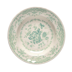 23 CM SOUP PLATE, ROSE