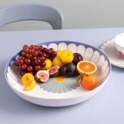 38 CM SERVING SALAD BOWL, FRENCH COULEUR