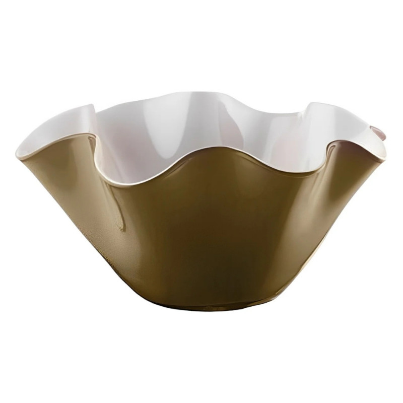 CENTERPIECE Ø 35 CM WAVE OPAL/FUMED OPAL/FUMED OL03092 - ONLYLUX