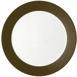 DESSERT PLATE 22 CM TRIC SEPIA