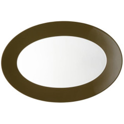 OVAL TRAY 38 CM TRIC SEPIA