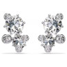 CONSTELLA: STUD EARRINGS WHITE, RHODIUM PALTING 5732253