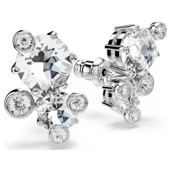 CONSTELLA: STUD EARRINGS WHITE, RHODIUM PALTING 5732253