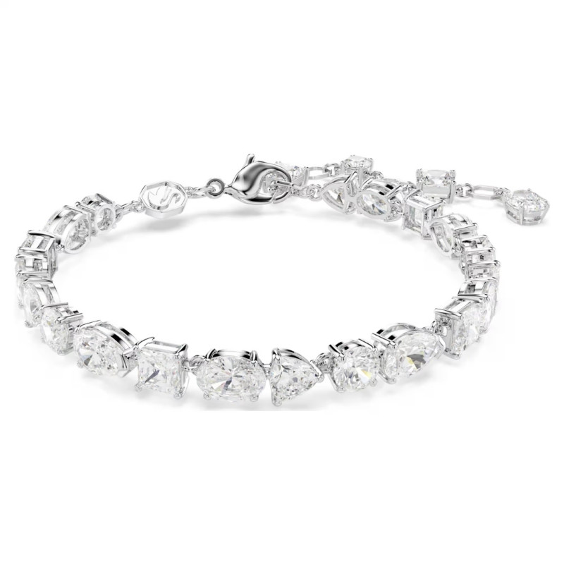 MESMERA: BRACELET SIZE M WHITE, RHODIUM PLATING 5731959