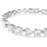MESMERA: BRACELET SIZE M WHITE, RHODIUM PLATING 5731959