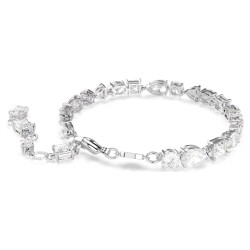 MESMERA: BRACELET SIZE M WHITE, RHODIUM PLATING 5731959