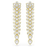 IDYLLIA: PIERCED EARRINGS WHITE, GOLD TONE PLATING 5723138