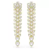 IDYLLIA: PIERCED EARRINGS WHITE, GOLD TONE PLATING 5723138