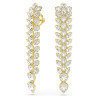 IDYLLIA: PIERCED EARRINGS WHITE, GOLD TONE PLATING 5723138