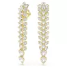 IDYLLIA: PIERCED EARRINGS WHITE, GOLD TONE PLATING 5723138