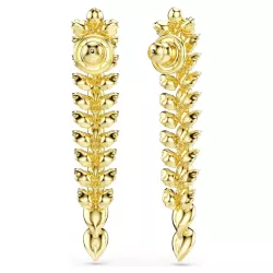 IDYLLIA: PIERCED EARRINGS WHITE, GOLD TONE PLATING 5723138