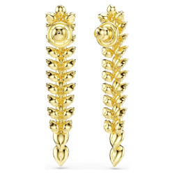 IDYLLIA: PIERCED EARRINGS WHITE, GOLD TONE PLATING 5723138