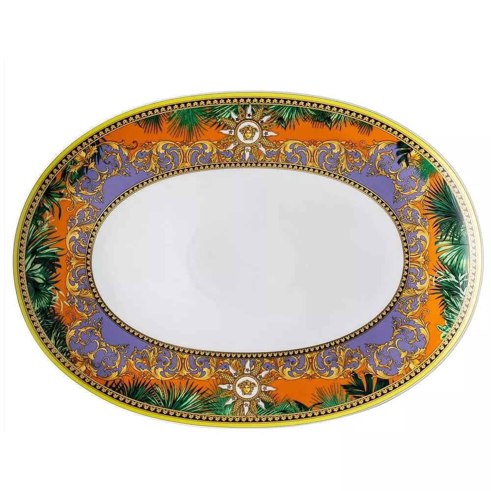 OVAL PLATTER 38 CM, JUNGLE ANIMALIER 19335-403713-12738