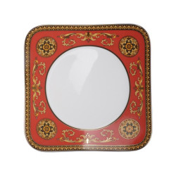 SALAD PLATE SQUARE RED...