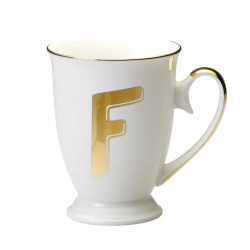 MUG LETTERA F ORO, LET01006