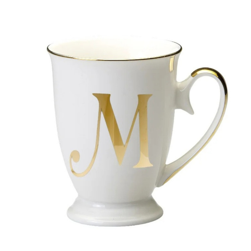 MUG LETTERA M ORO, LET01013