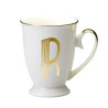GOLD LETTER R MUG, LET01018