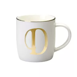 GOLDEN LETTER MUG, LET01004