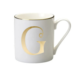 MUG LETTERA G ORO, LET01007
