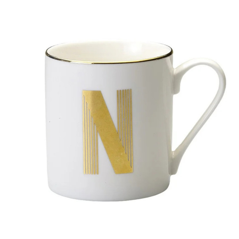 MUG LETTERA N ORO, LET01014