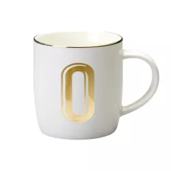 MUG LETTERA O ORO, LET01015