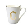 MUG LETTERA C ORO, LET01003