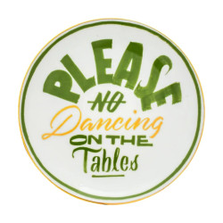 16.5 CM NO DANCING PLATE,...