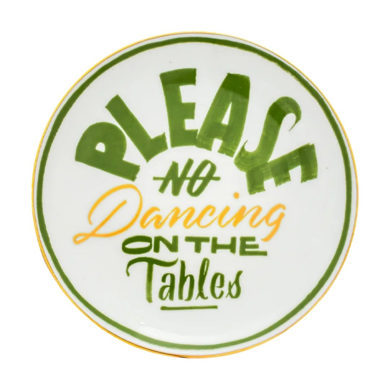 16.5 CM NO DANCING PLATE, LGP005