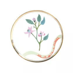 15 CM CLEMATIS PLATE, BOT071