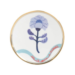 15 CM PEONY PLATE, BOT270