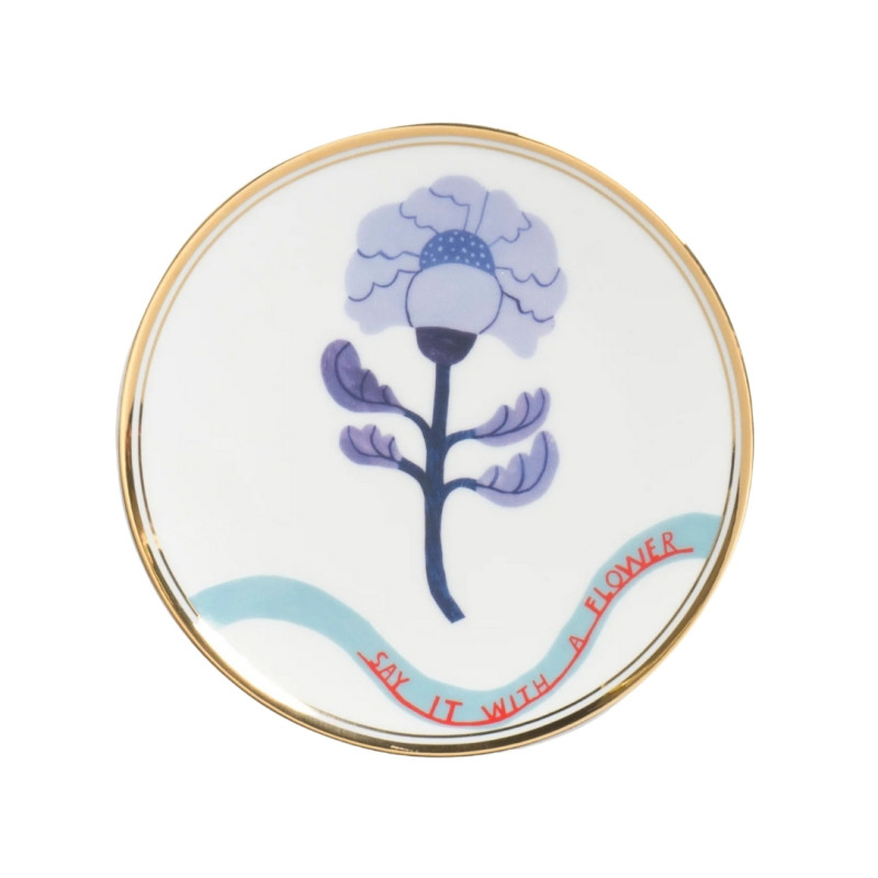 15 CM PEONY PLATE, BOT270