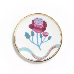 15 CM GERANIUM PLATE, BOT271