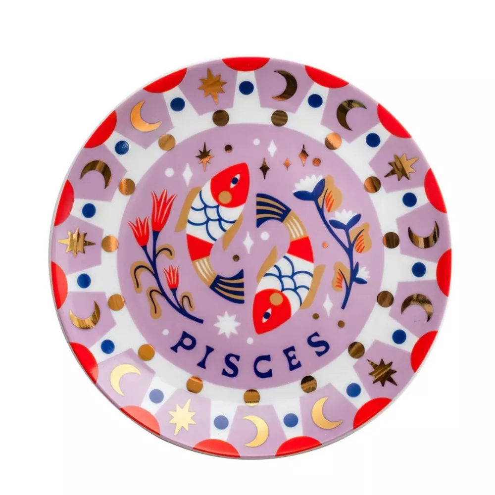 PLATE 16.5 CM PISCES, AST010