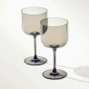 SET OF 2 WINE GLASSES, LIKE SMOKE 19-5186-8200