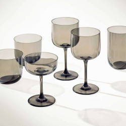 SET OF 2 WINE GLASSES, LIKE SMOKE 19-5186-8200
