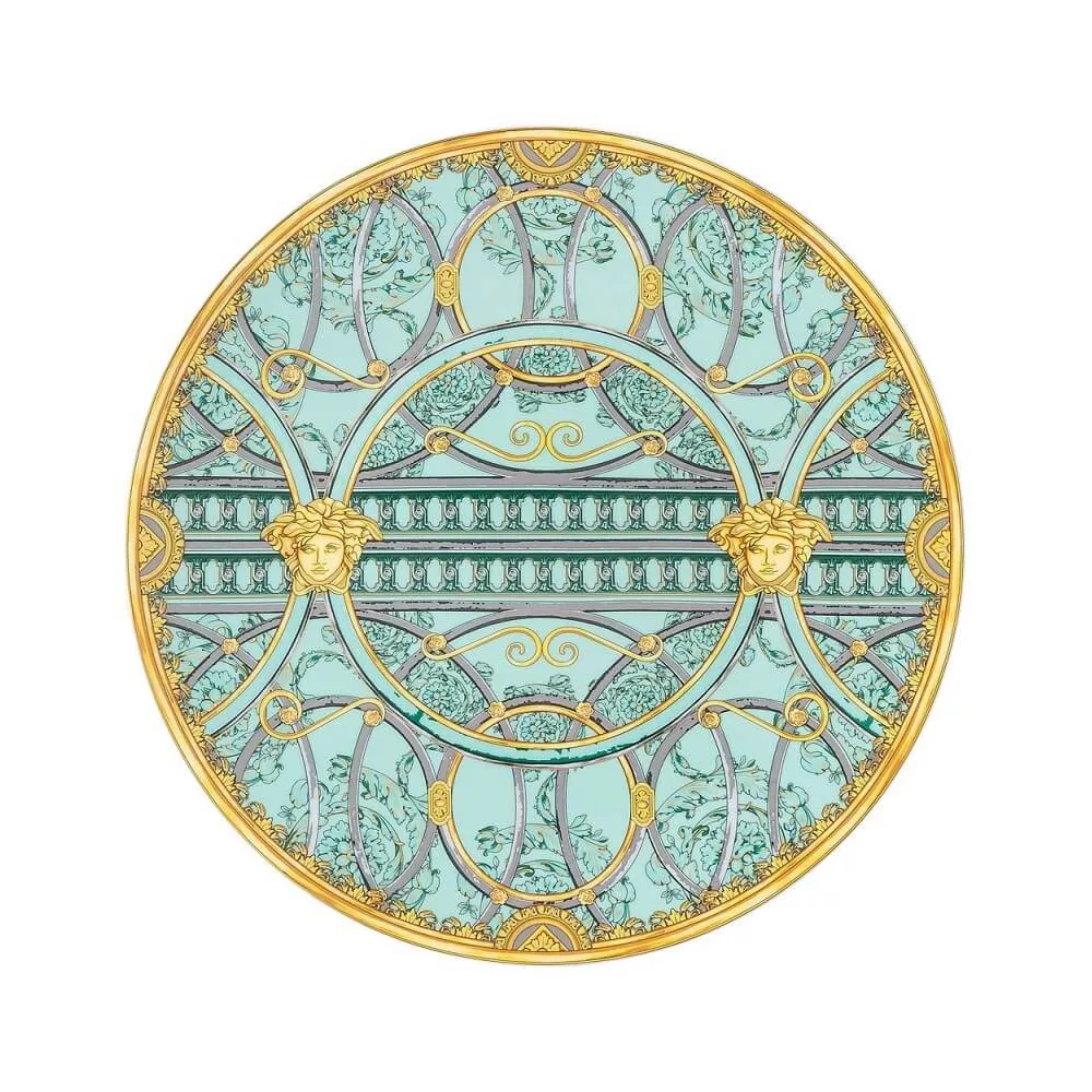 PRESENTATION PLATE 33 CM, LA SCALA DEL PALAZZO GREEN 19335-403664-10263
