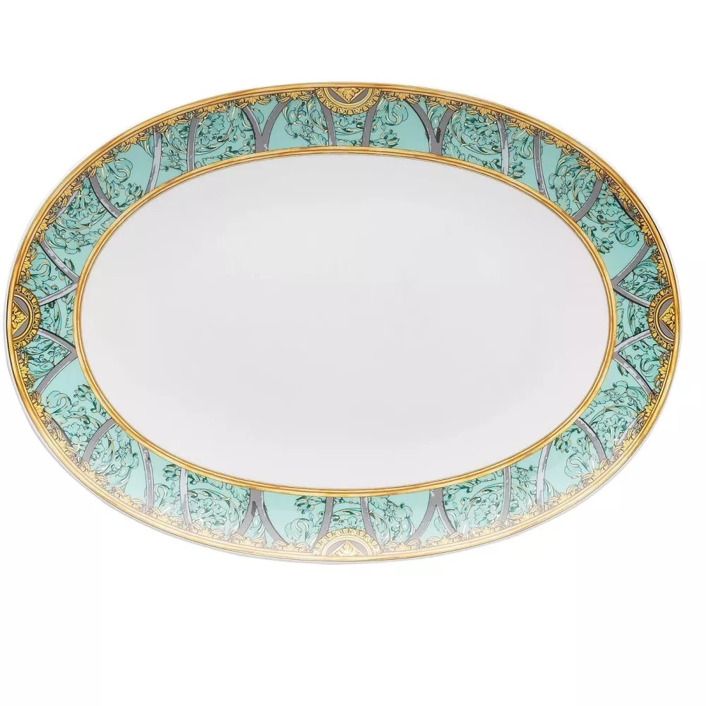 VASSOIO OVALE 33 CM 403664/12733  LA SCALA DEL PALAZZO VERDE