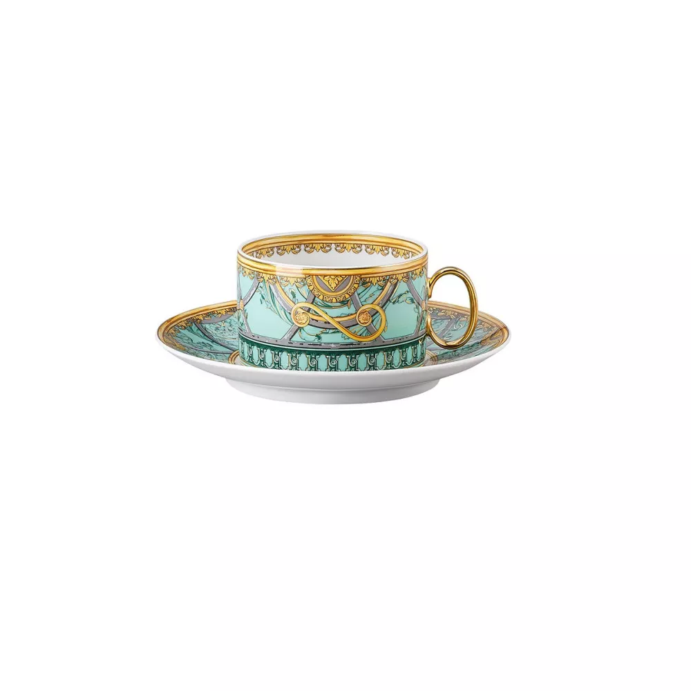 TAZZA TE  CON PIATTINO 403664/14640 LA SCALA DEL PALAZZO VERDE