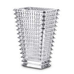 CRYSTAL RECTANGULAR VASE, EYE