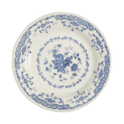 21 CM DESSERT PLATE, ROSE