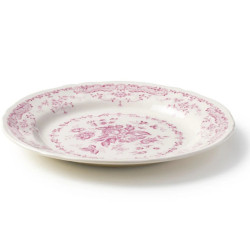 21 CM DESSERT PLATE, ROSE