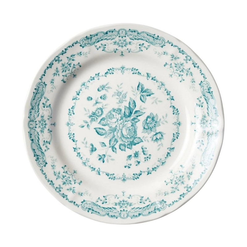 21 CM DESSERT PLATE, ROSE