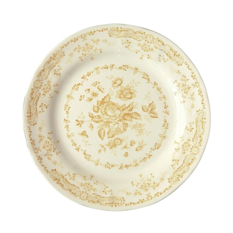 21 CM DESSERT PLATE, ROSE