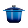 18 CM ROUND TALL CASSEROLE, VITRIFIED CAST IRON