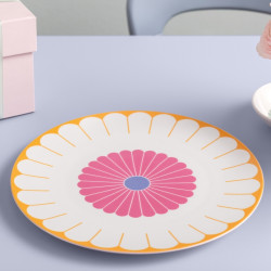 32 CM ROUND TRAY, FLEUR COULEUR