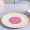 32 CM ROUND TRAY, FLEUR COULEUR